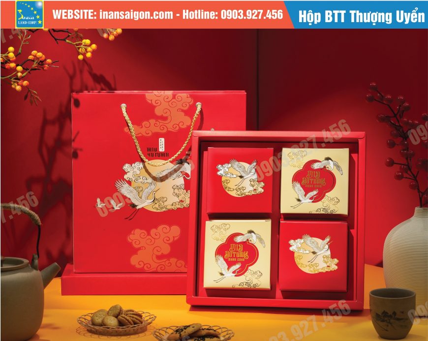 Hộp đựng bánh trung thu truyền thống và hiện đại