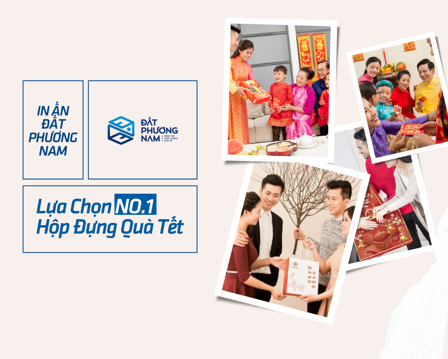 In Đất Phương Nam Lựa Chọn Số 1- Hộp Đựng Quà Tết 2024