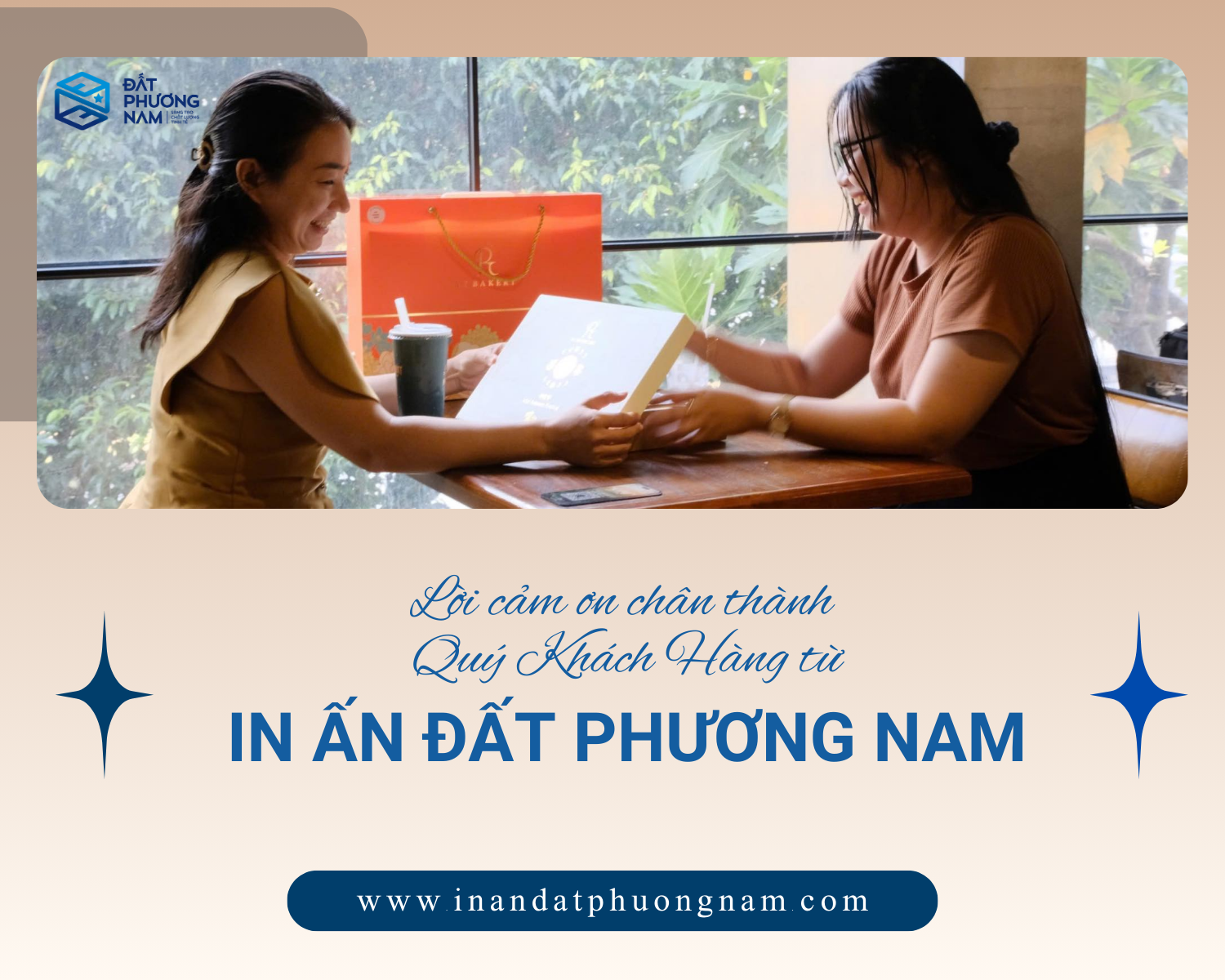 Lời cảm ơn chân thành đến Quý khách hàng đã tin tưởng lựa chọn hộp Trung thu của In Đất Phương Nam
