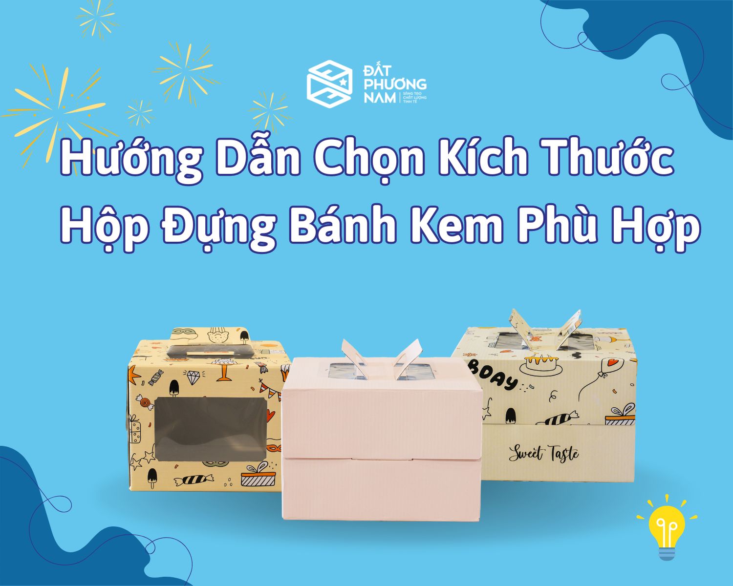 Hướng Dẫn Chọn Kích Thước Hộp Đựng Bánh Kem Phù Hợp