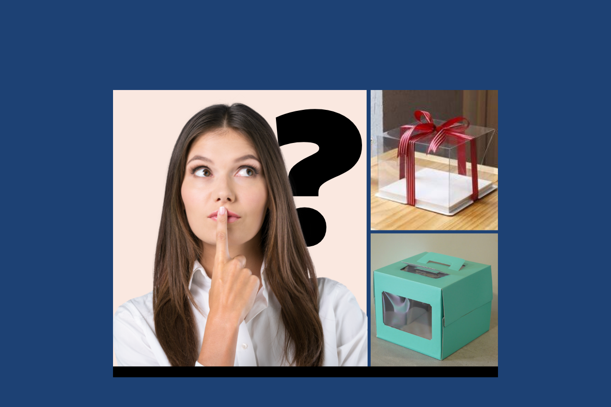 Nên chọn hộp đựng bánh kem bằng nhựa hay bằng giấy
