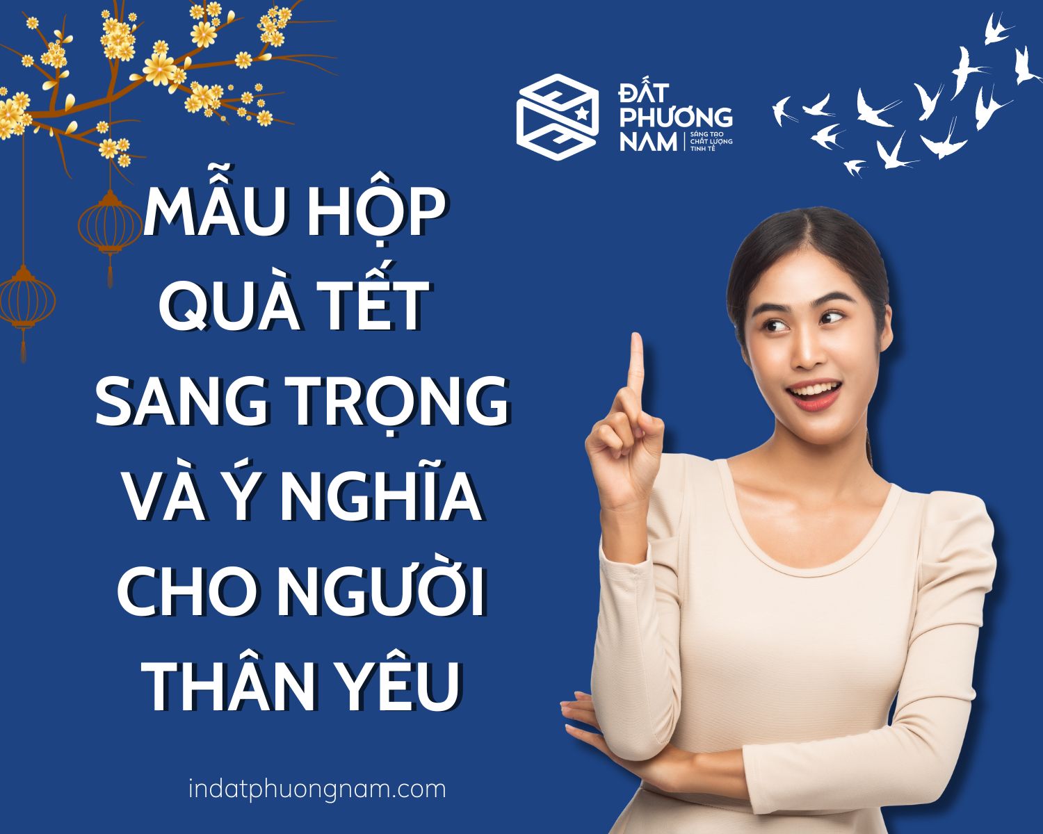 Mẫu hộp quà Tết sang trọng và ý nghĩa cho người thân yêu