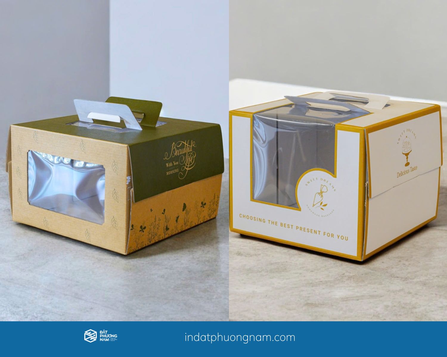 Hộp bánh kem phong cách cổ điển: Xu hướng mới cho mùa cưới