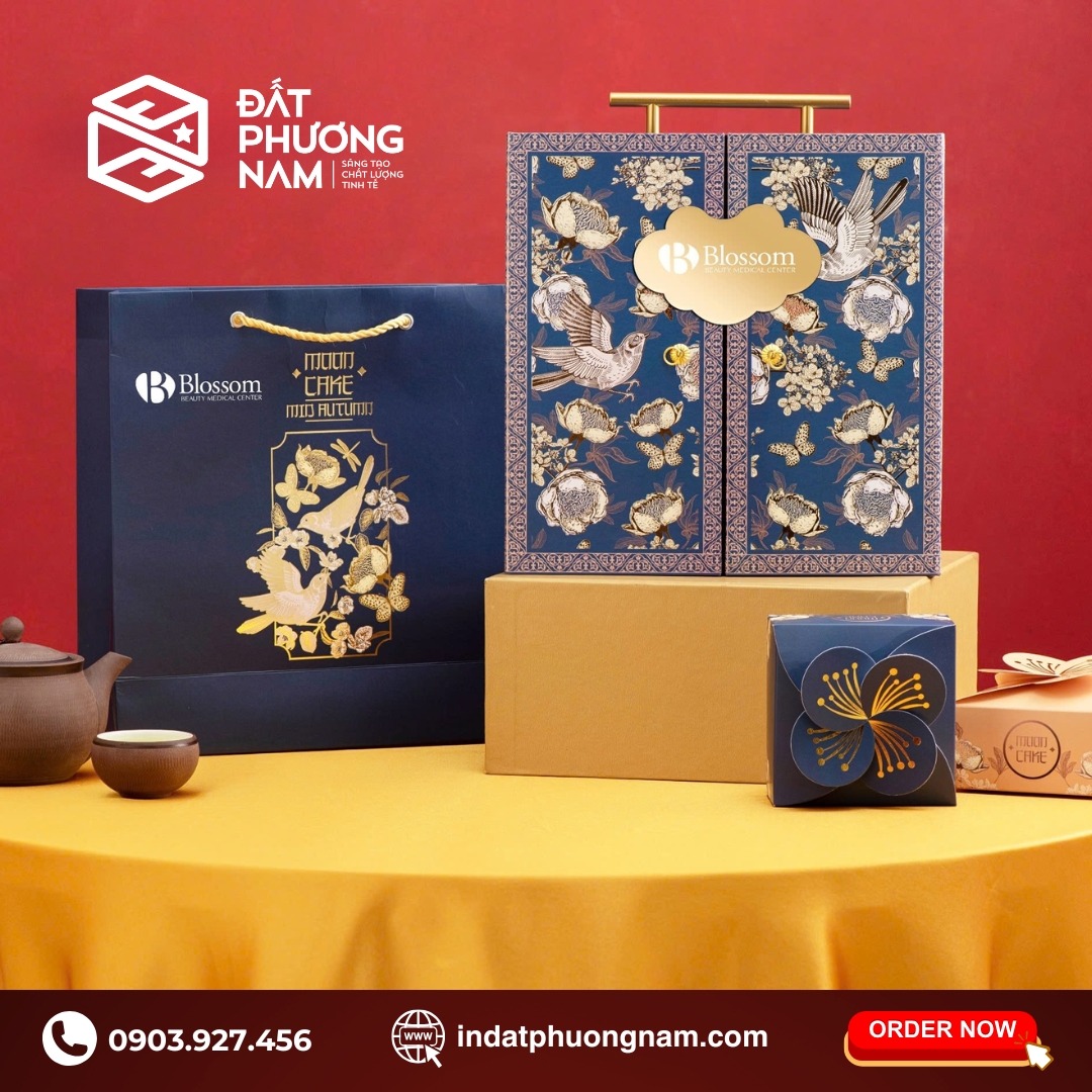 Hộp Bánh Trung Thu Cao Cấp 2025 – Người ta nhớ hộp, hơn cả nhớ bánh