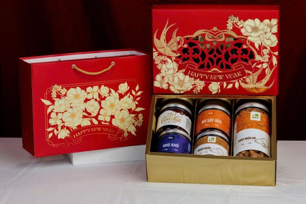 Hộp đựng quà Tết Kim Sắc