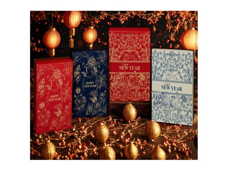 Hộp Đựng Quà Tết Đẹp Phong Cách Elegant Chic 