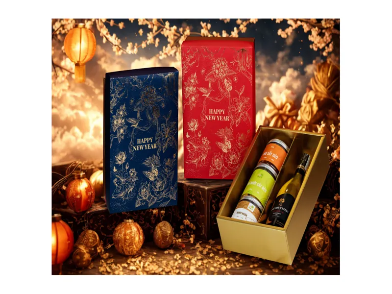 Lý Do Doanh Nghiệp Nên Đặt Hộp Quà Tết Đẹp 2026 Trực Tiếp Tại Xưởng