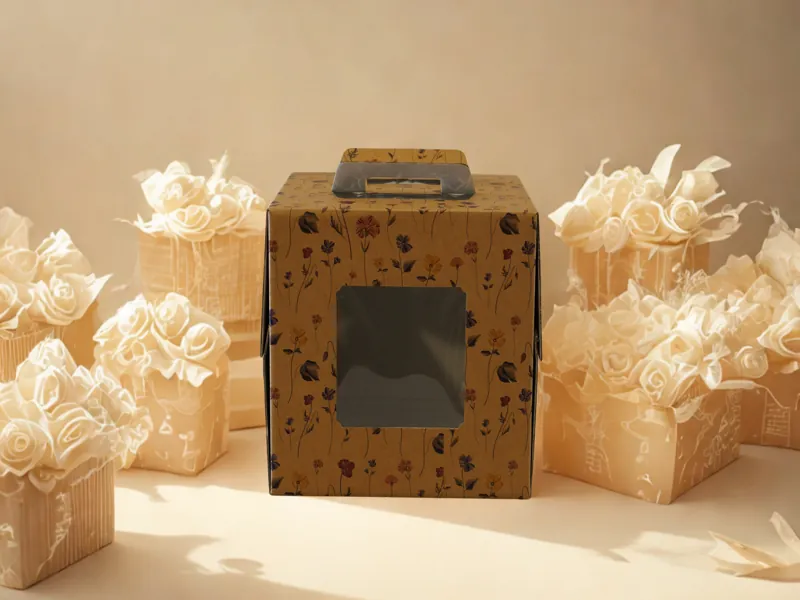 Hộp bánh kem ngày Tết 2026