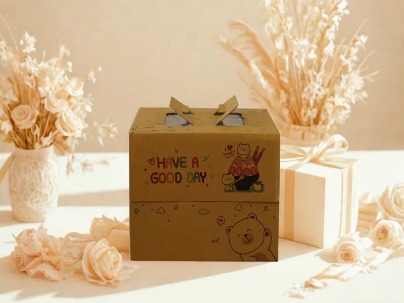 Hộp bánh kem ngày Tết 2026