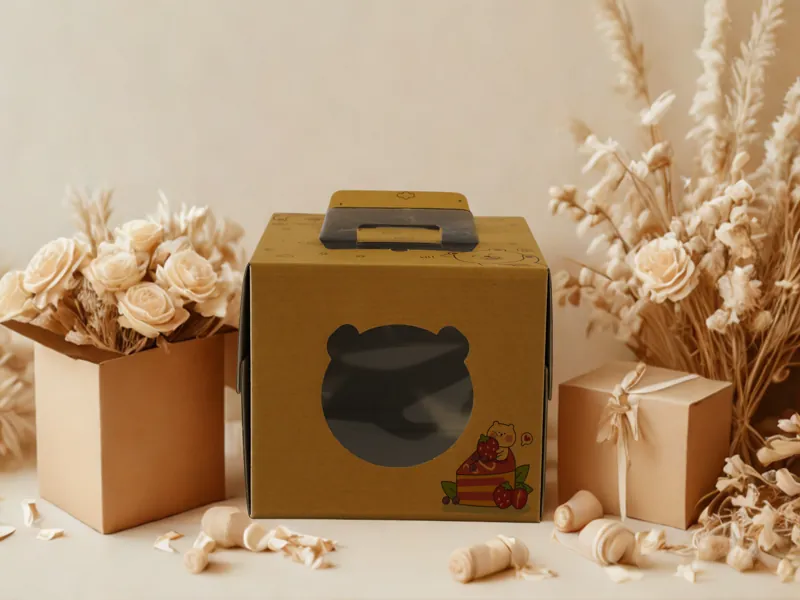 Hộp bánh kem ngày Tết 2026