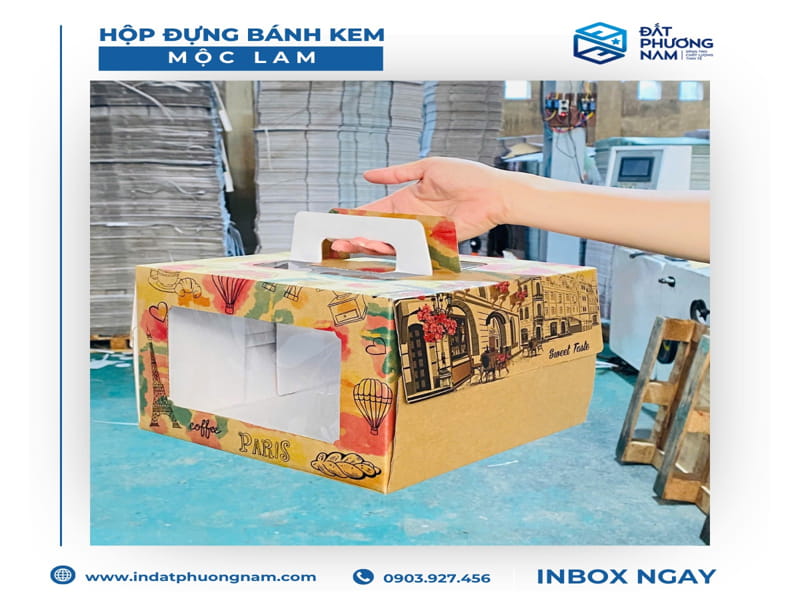 Hộp Bánh Kem Mica Trong Suốt