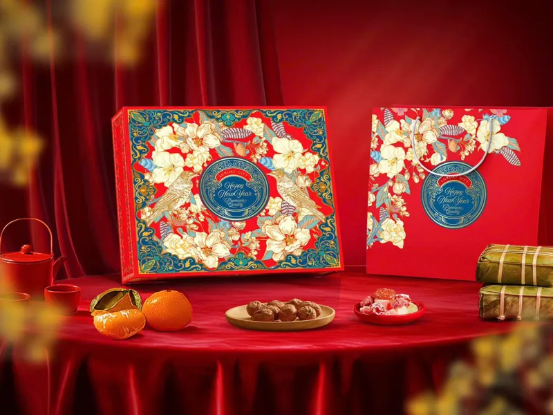 Hộp Đựng Quà Tết Cao Cấp Cho Ngành Ngân Hàng