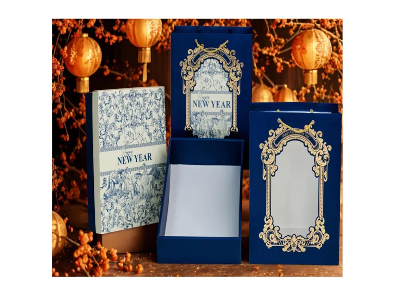 Hộp Đựng Quà Tết Đẹp Phong Cách Elegant Chic 