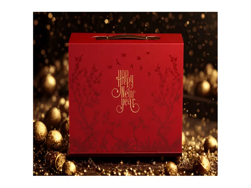 Hộp Quà Tết Đẹp 2026: Quy Trình Đặt In Logo