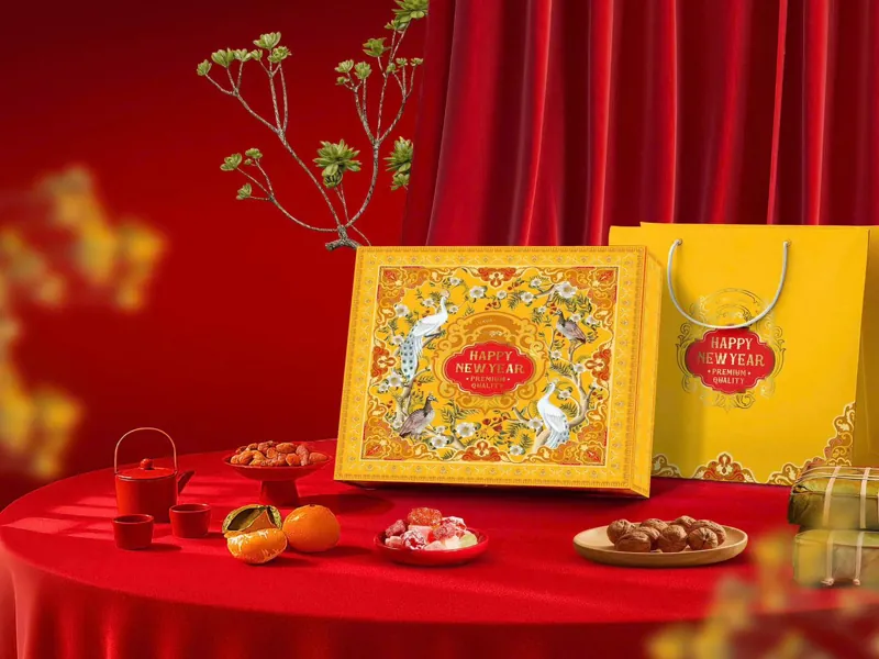 Thiết Kế Và Sản Xuất Hộp Quà Tết 2026: Quy Trình Tạo Dấu Ấn Thương Hiệu