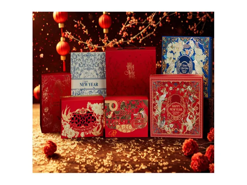 Xưởng Sản Xuất Hộp Đựng Quà Tết Cao Cấp 2026: In Logo Nhanh, Giá Sỉ Toàn Quốc Tại TpHcm