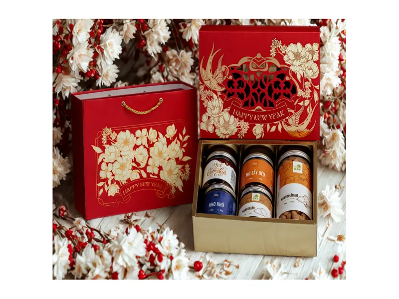 Xưởng Sản Xuất Hộp Quà Tết Đẹp Cho Doanh Nghiệp