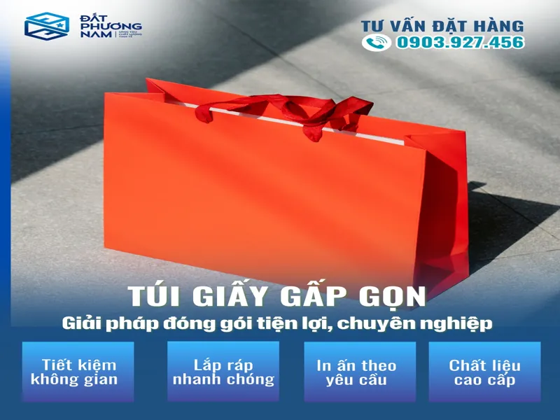 Bảng so sánh ưu điểm bao bì gấp gọn và bao bì truyền thống về tối ưu diện tích