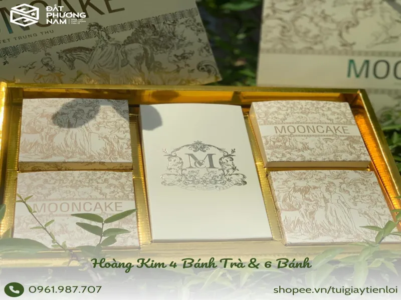 Cách chọn hộp đựng bánh trung thu 4 bánh hoặc 6 bánh tối ưu không gian