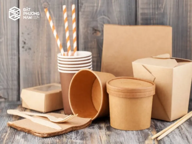 Chất liệu giấy Kraft làm hộp đựng bánh trung thu thân thiện môi trường