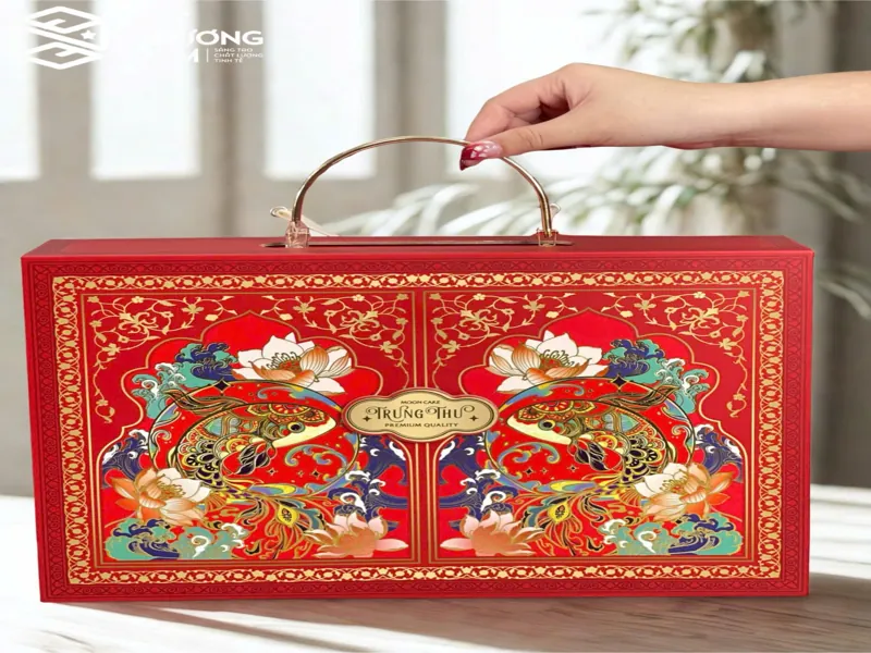 Mẫu hộp đựng bánh trung thu sang trọng và tinh tế dẫn đầu xu hướng 2026