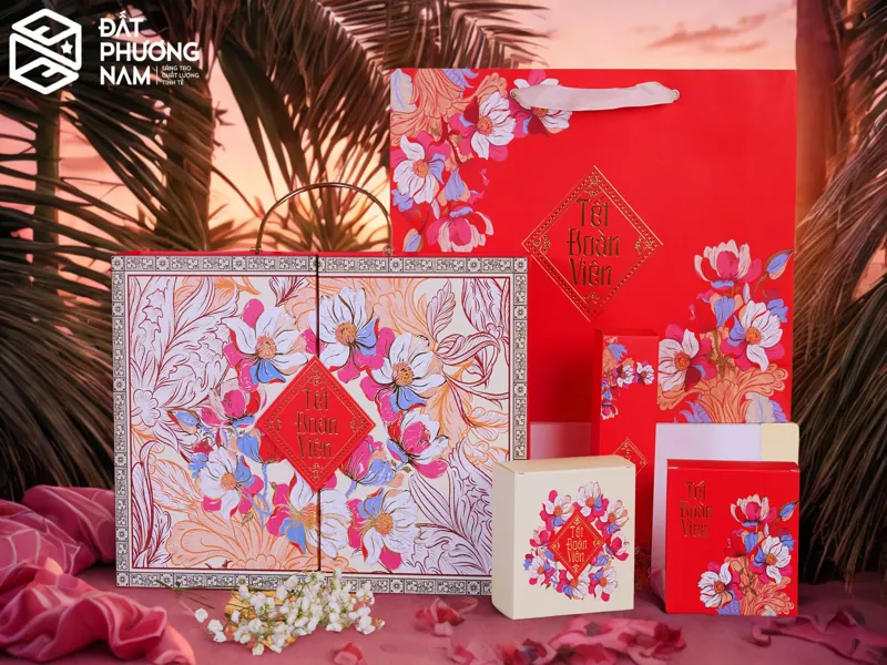 Xu hướng thiết kế hộp đựng bánh trung thu sang trọng sử dụng chất liệu giấy thân thiện môi trường