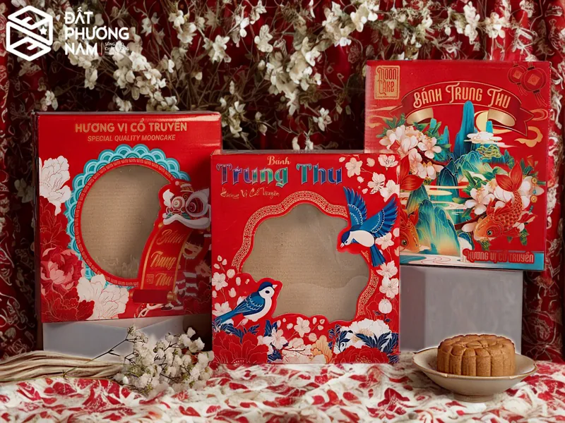 In hộp bánh trung thu truyền thống hương vị cổ truyền