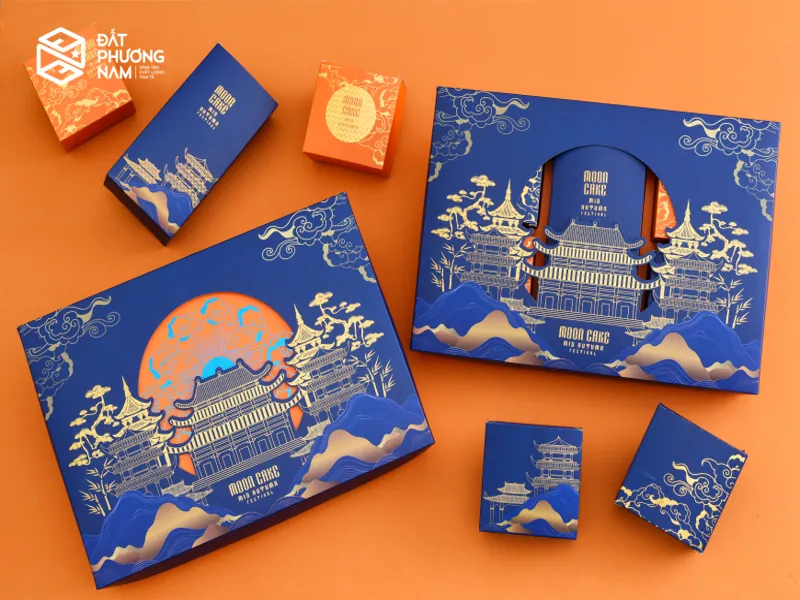 mẫu hộp bánh trung thu 4 bánh 