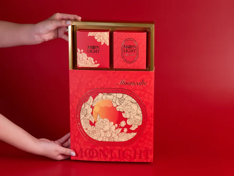 Trải nghiệm mở hộp bánh trung thu nắp trượt cao cấp dòng Moonlight