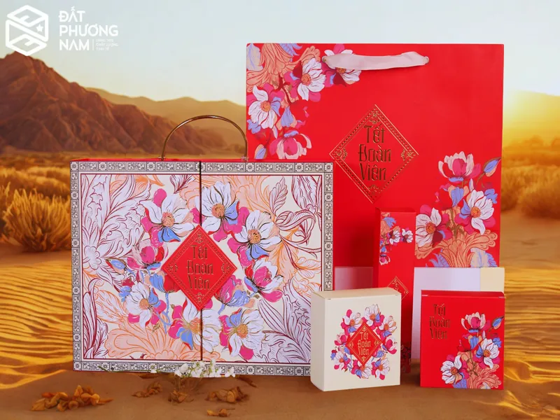 Xưởng sản xuất hộp bánh trung thu giá sỉ quy cách nắp trượt Moonlight hiện đại