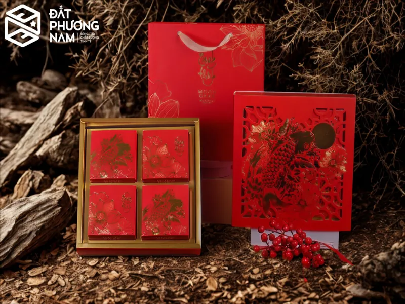 So sánh hộp bánh trung thu giấy và hộp gỗ mẫu hộp gỗ khắc laser tinh xảo