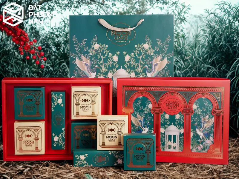 So sánh hộp bánh trung thu giấy và hộp gỗ mẫu hồng tinh tế nhẹ nhàng
