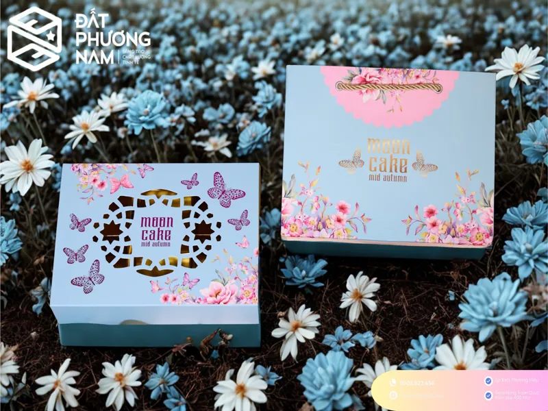 Thiết kế hộp bánh trung thu 6 bánh hiện đại năm 2026