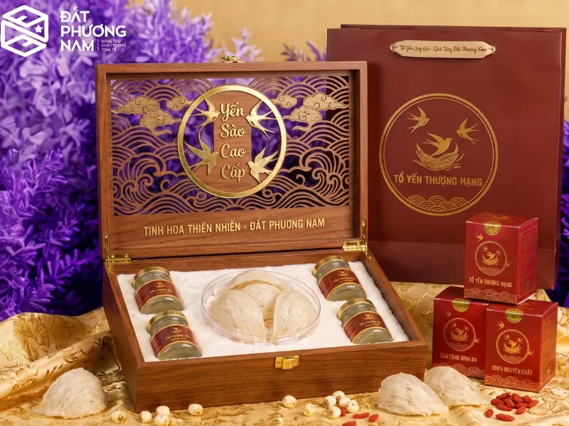 Cách thiết kế hộp đựng yến chắc chắn từ chất liệu gỗ tự nhiên nguyên khối