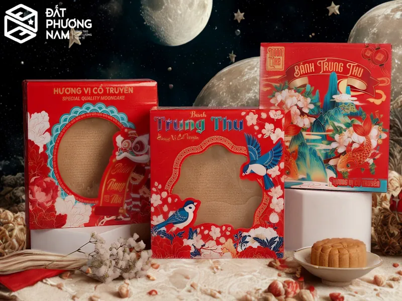 Cấu trúc hộp phổ biến tiết kiệm cách tối ưu chi phí khi sản xuất hộp trung thu