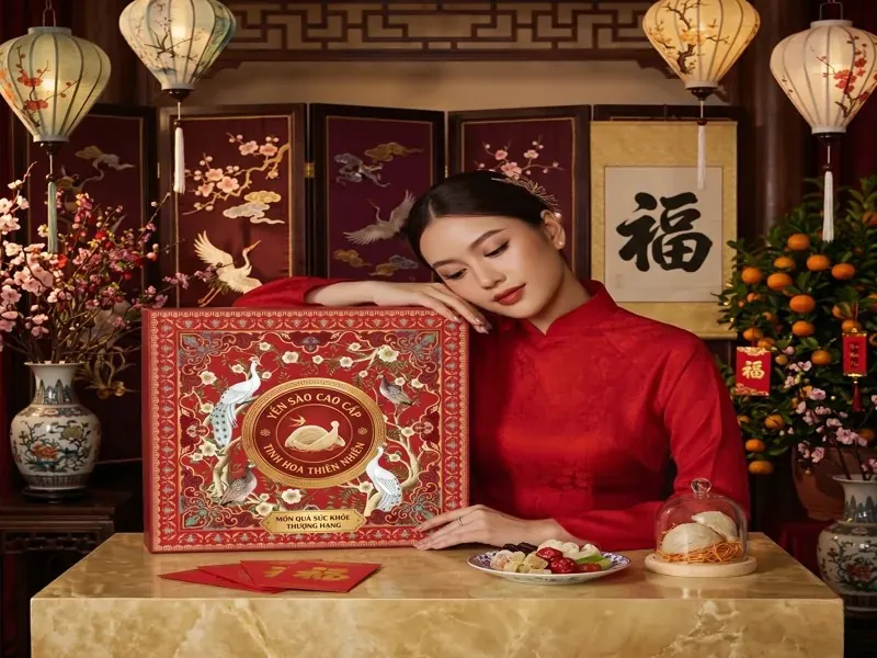 Kích thước hộp đựng yến chuẩn phong cách cung đình sang trọng