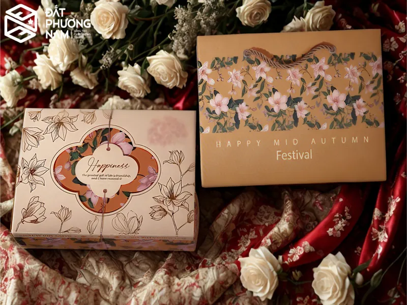 Mẫu giấy Ivory sang trọng cách tối ưu chi phí khi sản xuất hộp trung thu