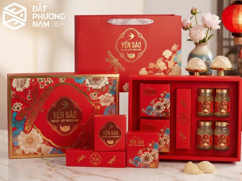 Màu sắc phong thủy trên hộp đựng yến quyết định hành vi mua hàng 