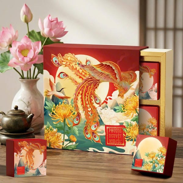 mẫu hôp bánh trung thu kim cúc tai in ấn đất phương nam